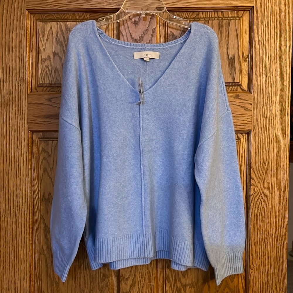 NWT Loft V Neck sweater, Size Large